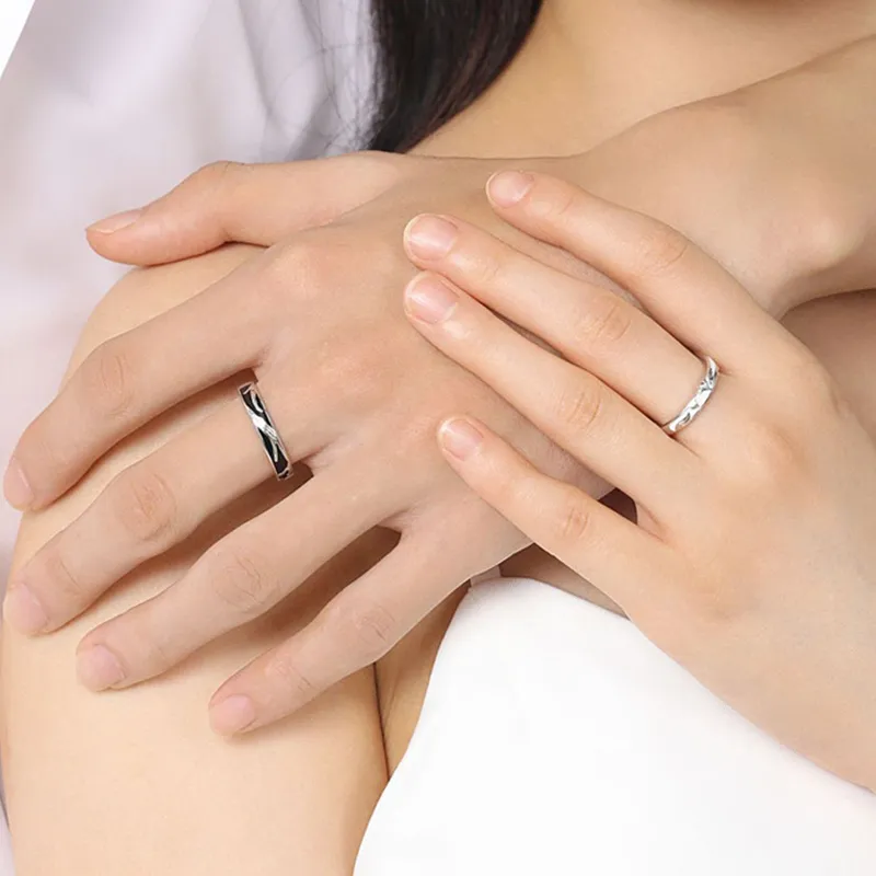 ZOKS S999 Fine Silver Rings Unisex-6