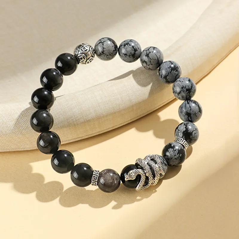 ZOKS Map Stone Bracelets Unisex-6