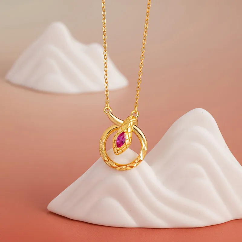 ZOKS S925 Silver Necklaces Women's-3