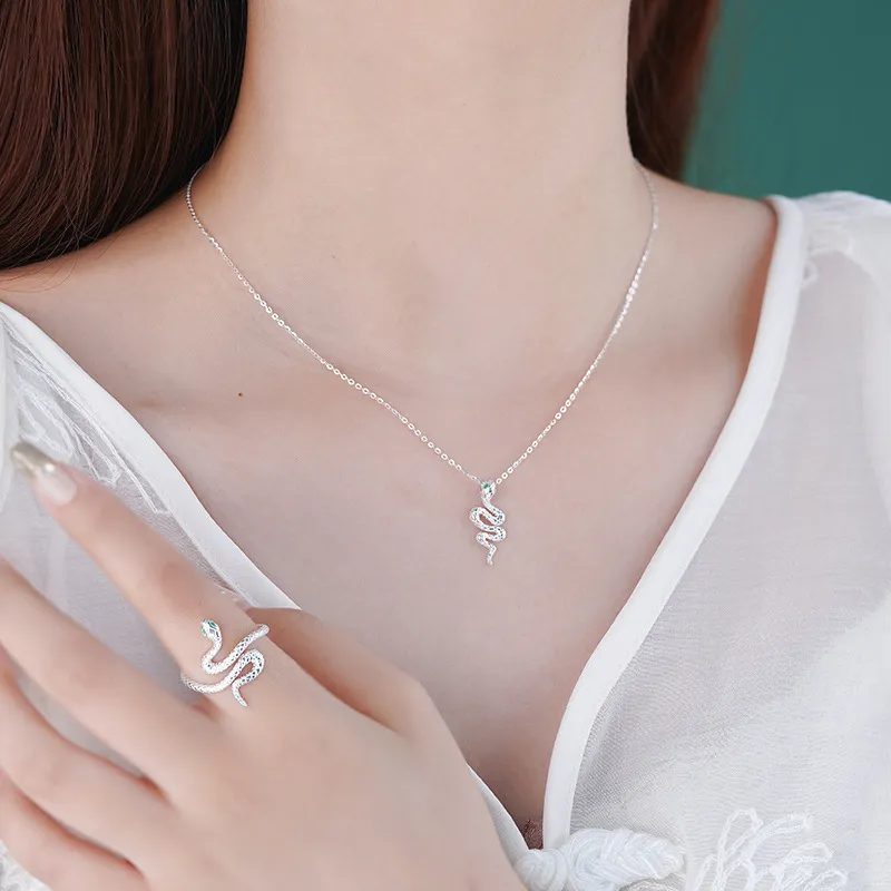 ZOKS S925 Silver Necklaces Women's-1