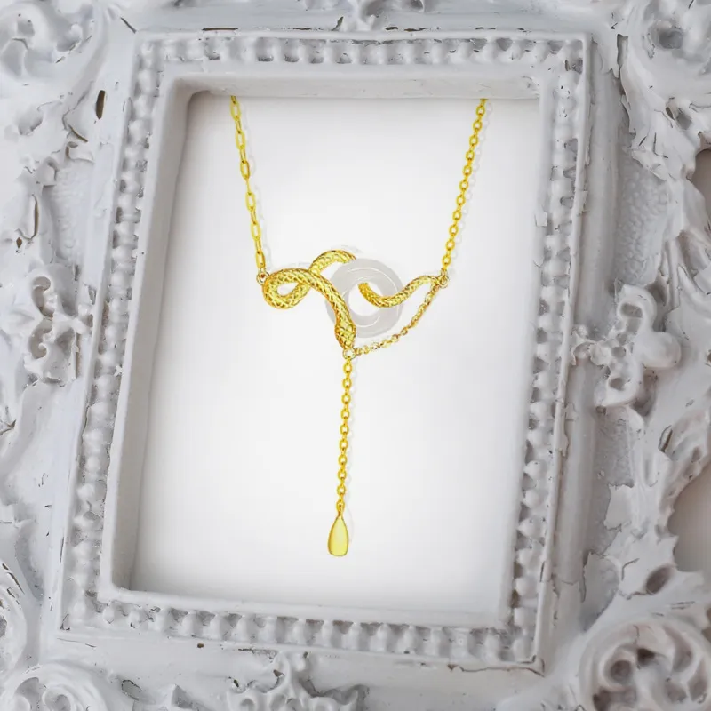 ZOKS S925 Silver Necklaces Women's-5