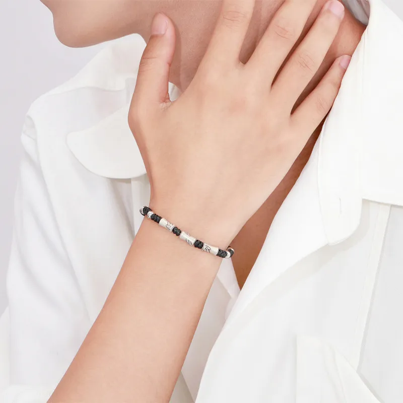 ZOKS S999 Fine Silver Bracelets Unisex-2