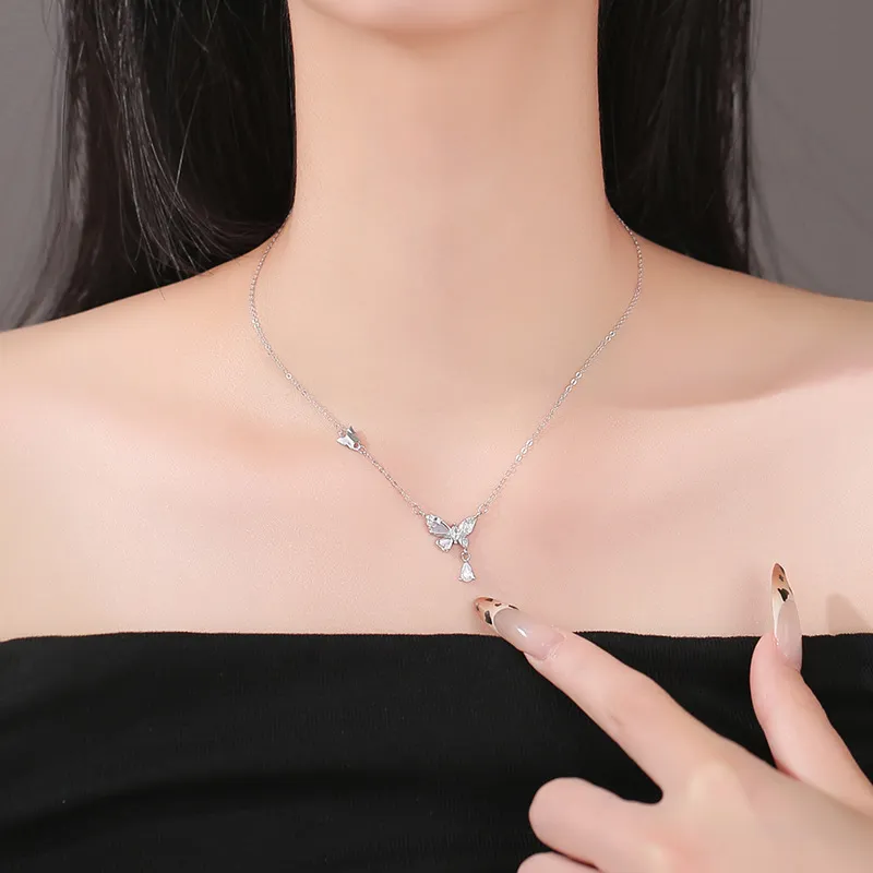 ZOKS S999 Fine Silver Necklaces Women's-1