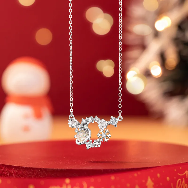 ZOKS S925 Silver Necklaces Women's-1