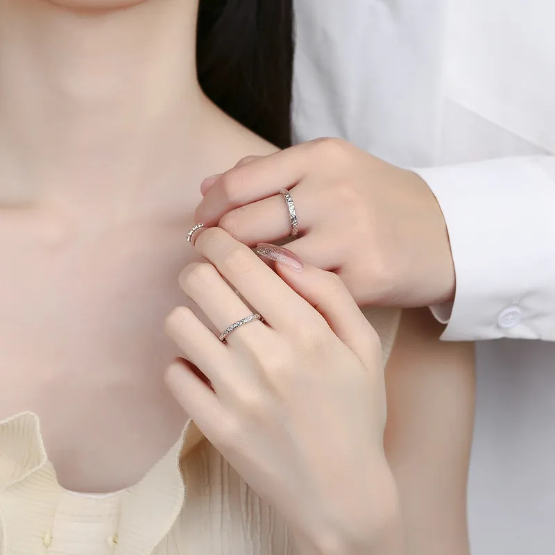 ZOKS S999 Fine Silver Rings Unisex-5