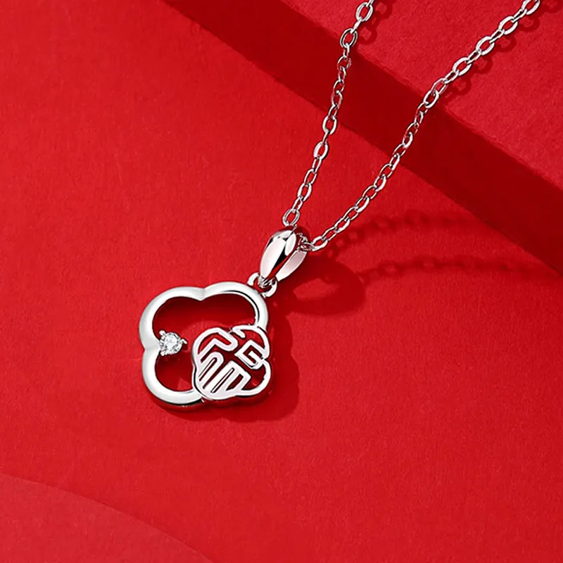 ZOKS S925 Silver Necklaces Women's-2