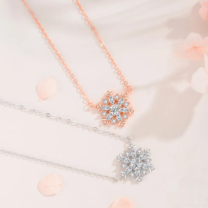 ZOKS S925 Silver Necklaces Women's-5