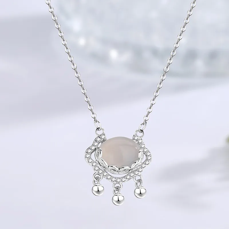 ZOKS S999 Fine Silver Necklaces Women's-1
