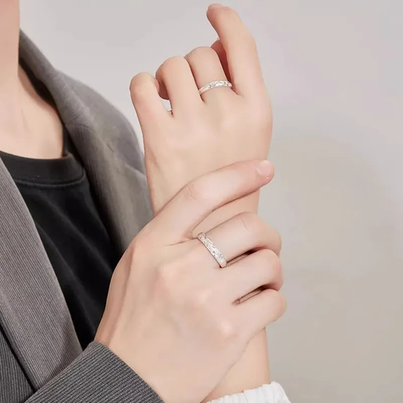 ZOKS S999 Fine Silver Rings Unisex-4