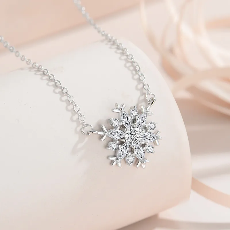 ZOKS S925 Silver Necklaces Women's-1