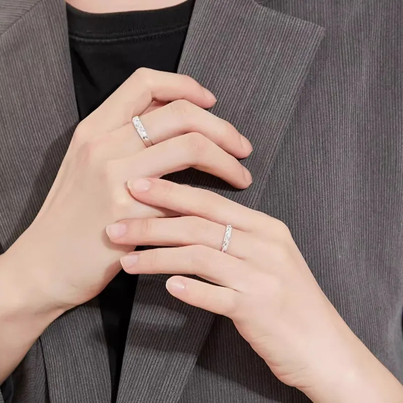 ZOKS S999 Fine Silver Rings Unisex-5