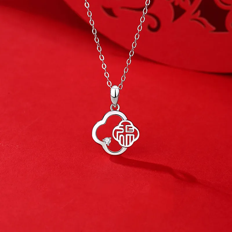 ZOKS S925 Silver Necklaces Women's-1