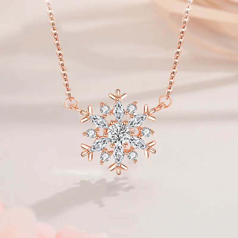 ZOKS S925 Silver Necklaces Women's-6