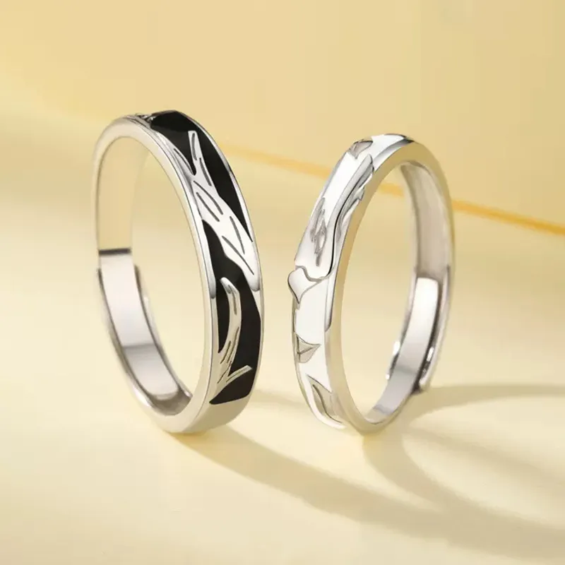 ZOKS S999 Fine Silver Rings Unisex-4