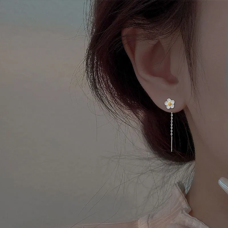 ZOKS Alloy Drop Earrings Women's-1