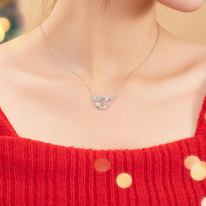ZOKS S925 Silver Necklaces Women's-4