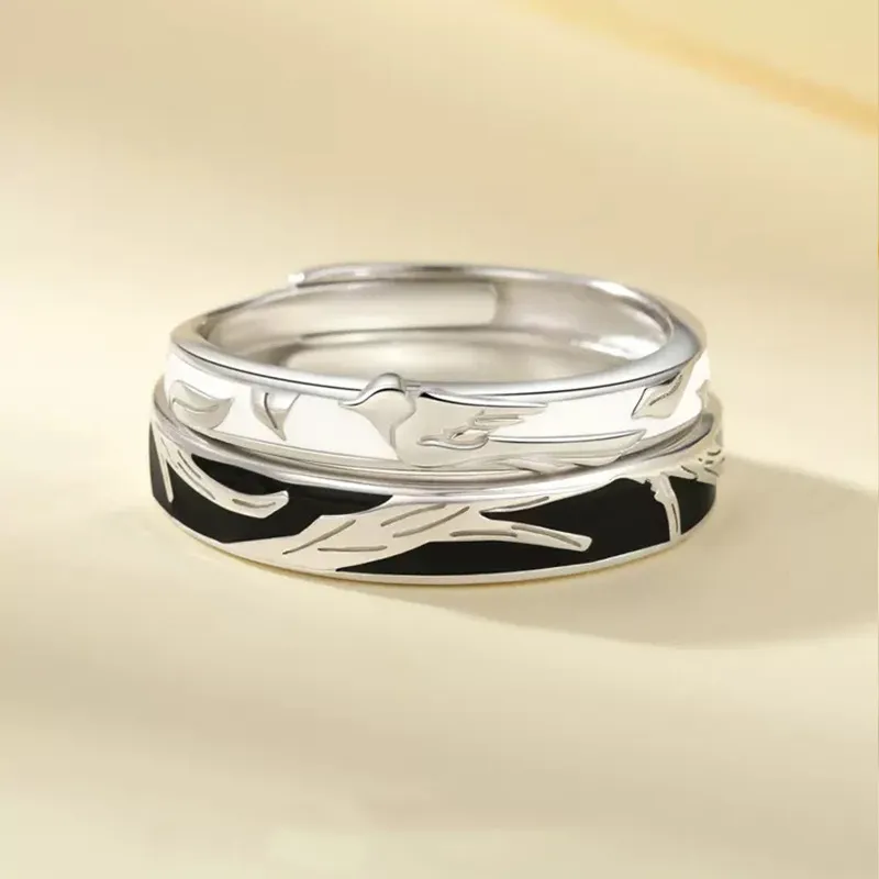 ZOKS S999 Fine Silver Rings Unisex-3