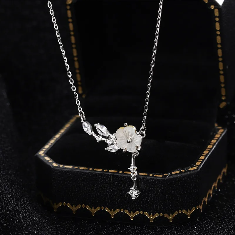 ZOKS S999 Fine Silver Necklaces Women's-3