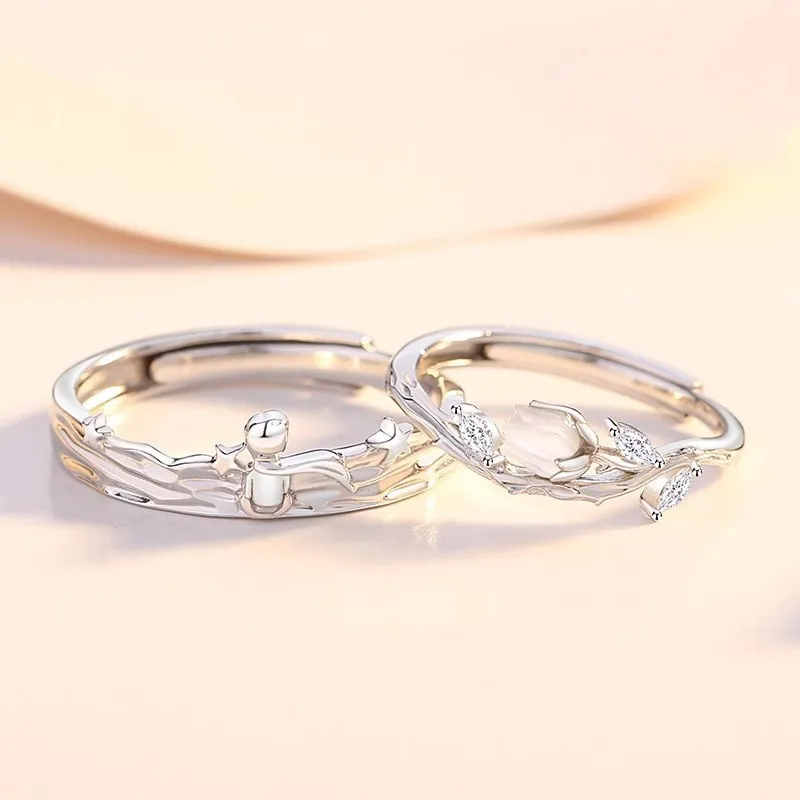 ZOKS S999 Fine Silver Rings Unisex-2
