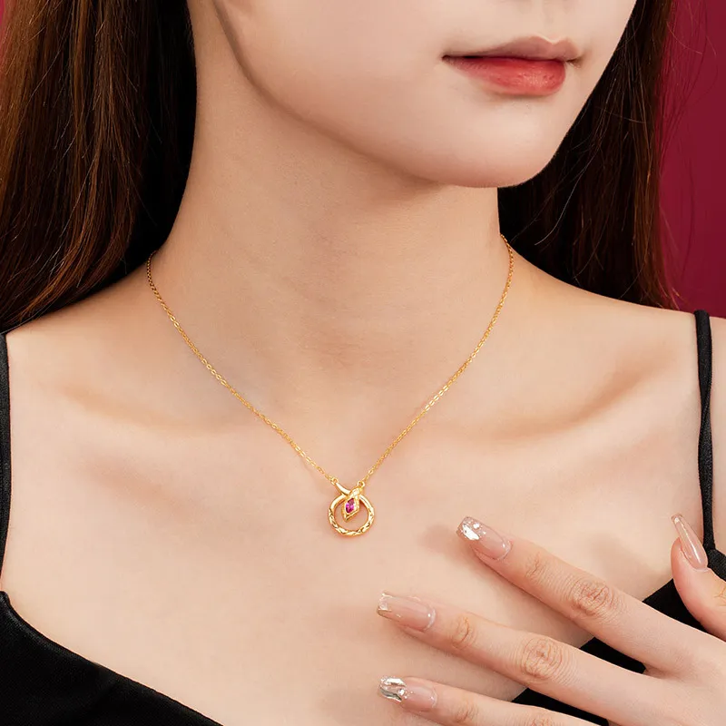 ZOKS S925 Silver Necklaces Women's-4