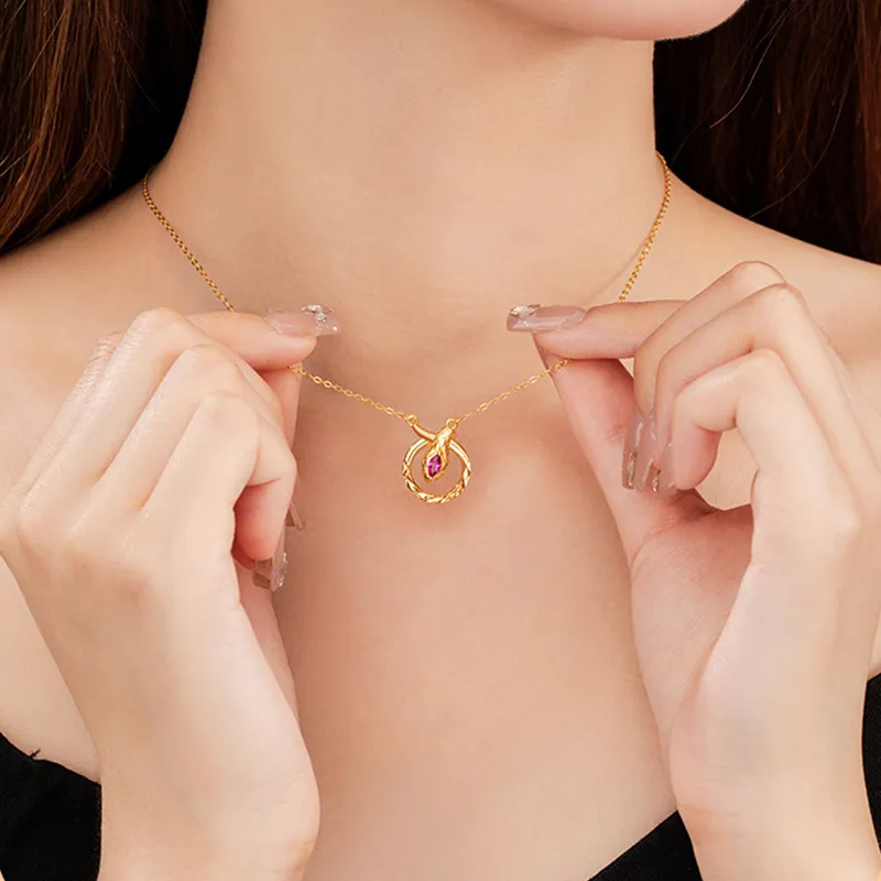 ZOKS S925 Silver Necklaces Women's-6