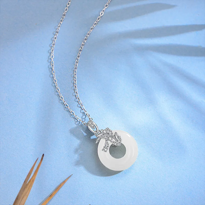 ZOKS S925 Silver Necklaces Women's-2