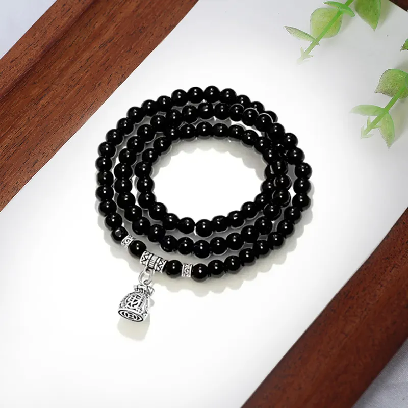 ZOKS Colored Glaze Jade Bracelets Unisex-1