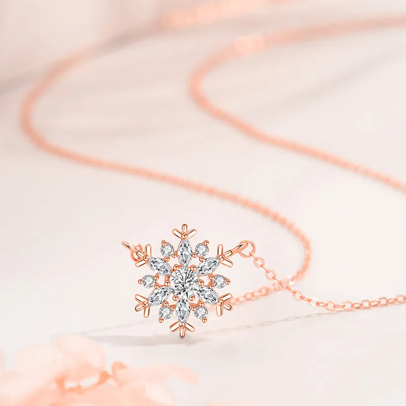 ZOKS S925 Silver Necklaces Women's-4