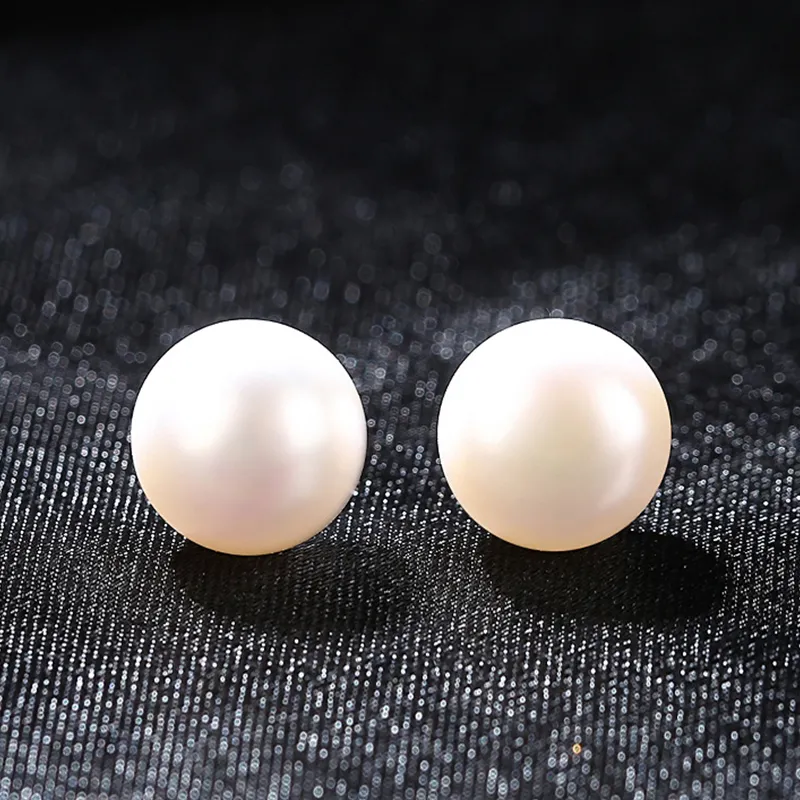 ZOKS S925 Silver Stud Earrings Women's-4