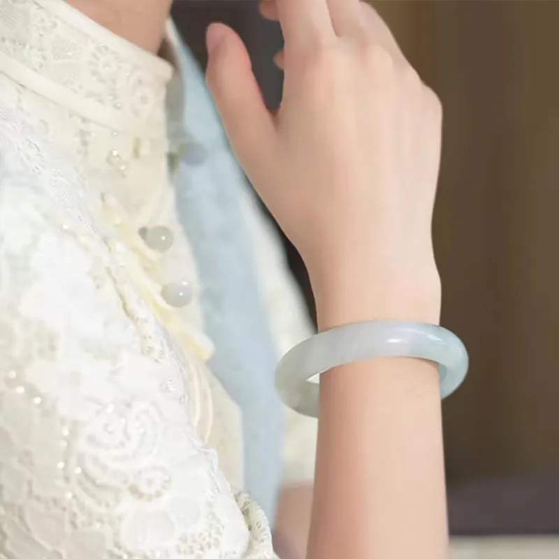 ZOKS Tianshan Jade Jade Bangles Women's-3