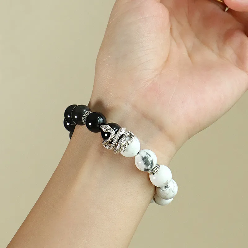 ZOKS Map Stone Bracelets Unisex-4
