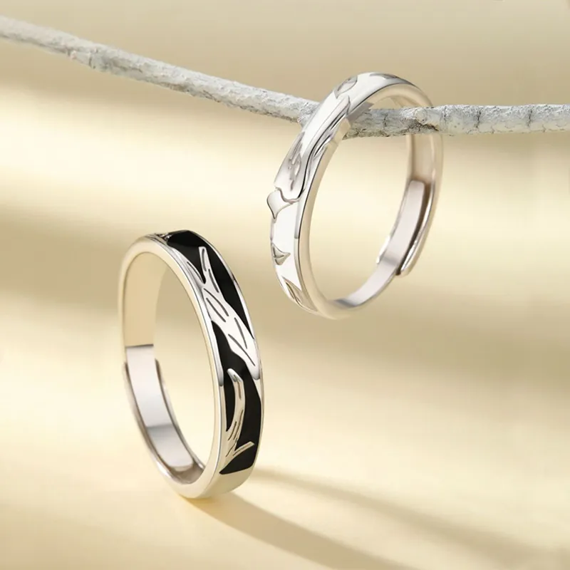 ZOKS S999 Fine Silver Rings Unisex-5