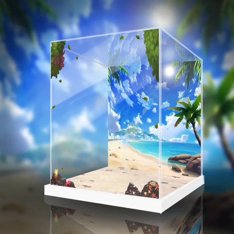 AOWOBOX Suitable For AniMester Mobile Sentai Maker Judith Swimsuit Ver. Figurine Display Box Model Accessories-10
