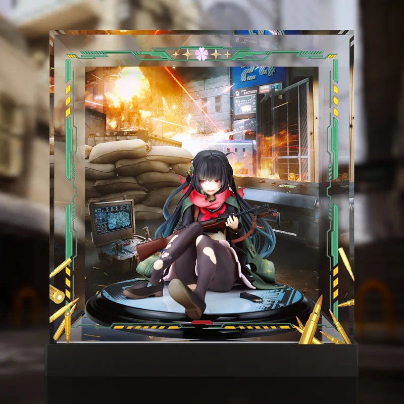 AOWOBOX Suitable For Play Dale Girls Frontline 100 Style Heavy Hit Ver. Figure Display Box Model Accessories-1