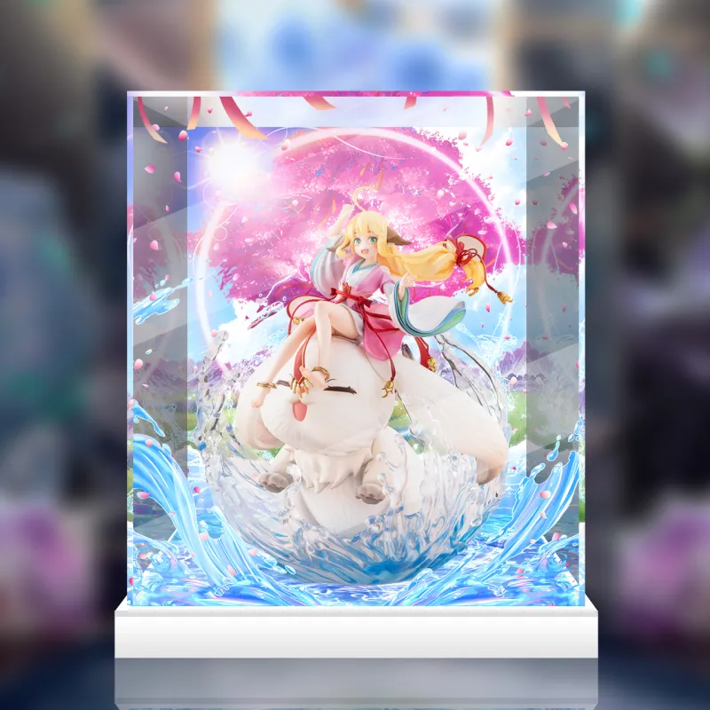 AOWOBOX Qing Shi Yu Fox Spirit Matchmaker Tushan Susu Wan Shui Yi Shan Ver. Figure Display Case Model Accessories-2