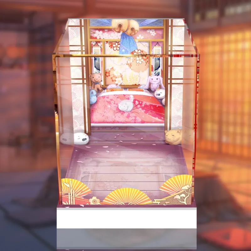 AOWOBOX Compatible With VirtuaReal Virtual Host Azi Summer Festival Figure Display Case Model Accessories-4