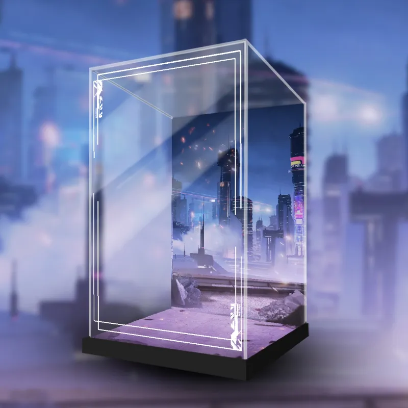 AOWOBOX Compatibility With Phat! Girls' Frontline HK416 MOD3 Heavy Custom Edition Figure Display Case Model Accessories-10