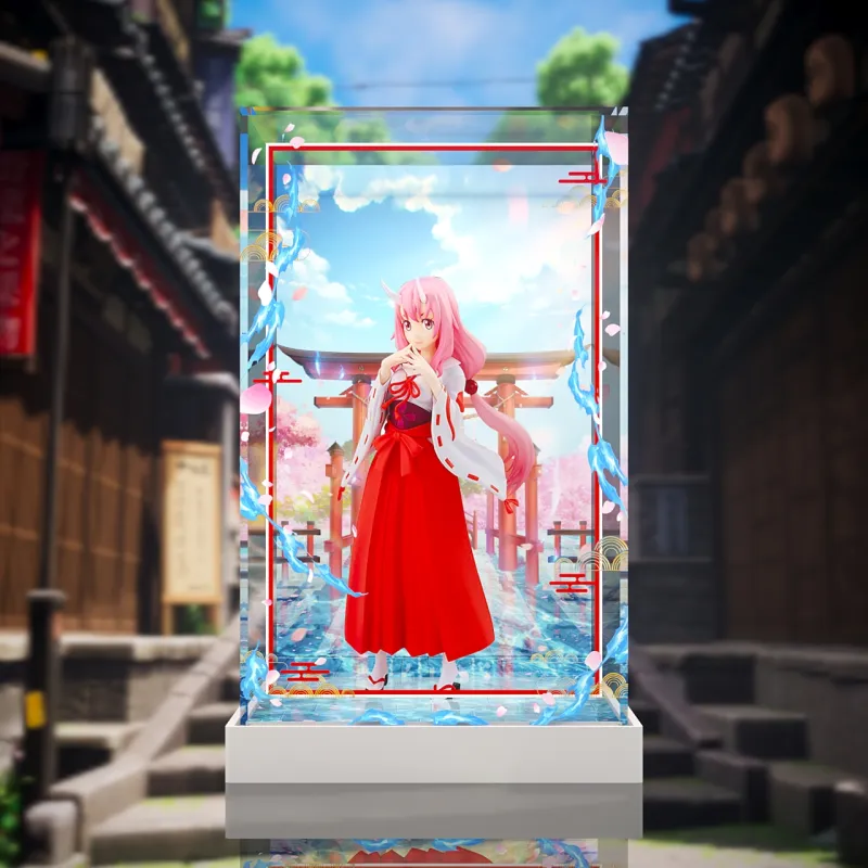 AOWOBOX That Time I Got Reincarnated As A Slime Characters POP UP PARADE Shuna Figure Display Case Model Accessories-1