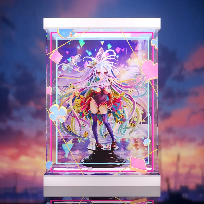AOWOBOX GSC Good Smile Company No Game No Life White-Yū Amano Art Works-Figure Display Case Model Accessories-10