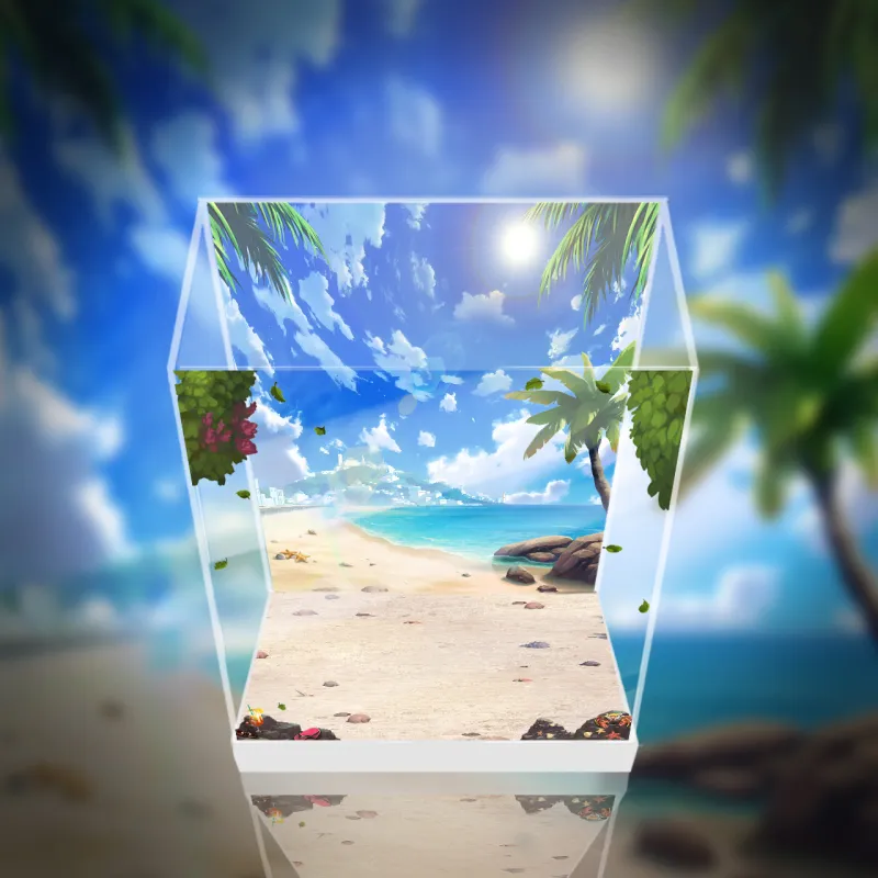 AOWOBOX Suitable For AniMester Mobile Sentai Maker Judith Swimsuit Ver. Figurine Display Box Model Accessories-11