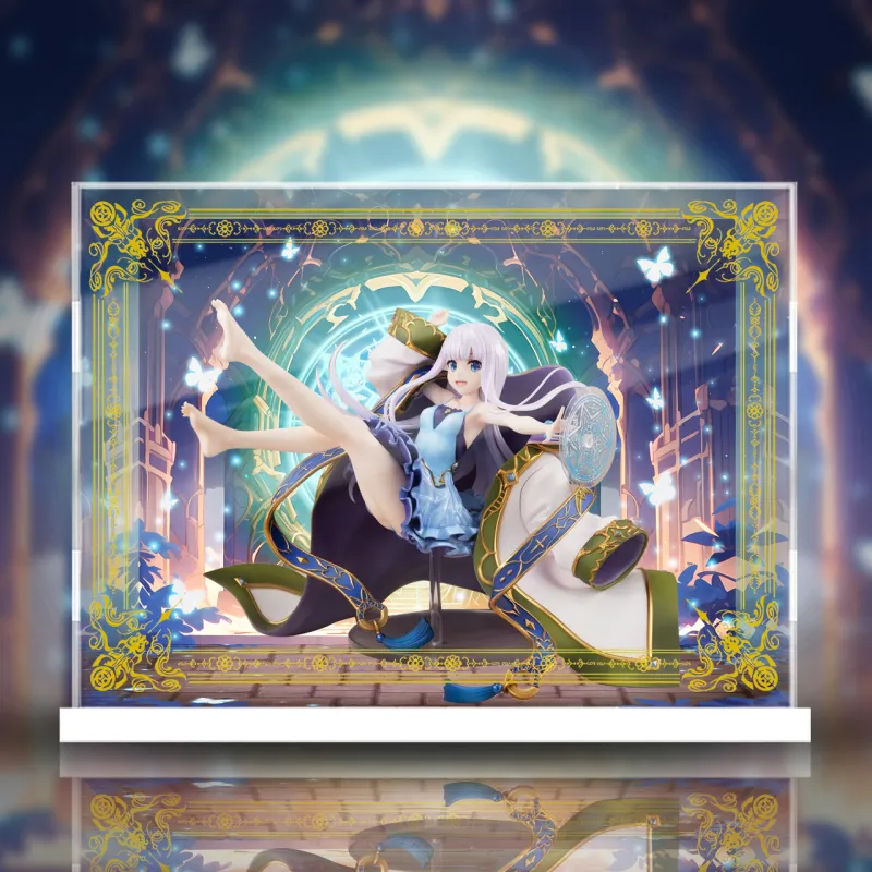 AOWOBOX She Professed Herself Pupil Of The Wise Man Mira Figure Display Case Model Accessories-5