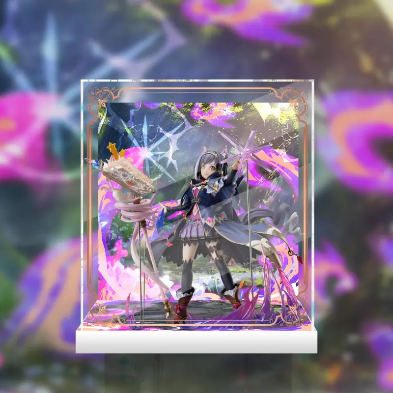 AOWOBOX F:NEX Princess Connect Reuniting With You Kayuru Figurine Display Case Model Accessories-5