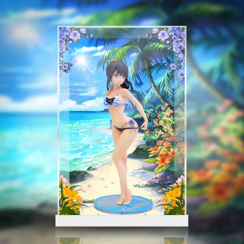 AOWOBOX Compatibility With Alphamax Ssss. Gridman Tetsuya Swimwear Figurine Display Case Model Accessories-5