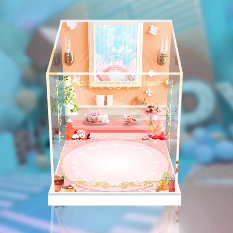 AOWOBOX Compatible With Myethos A-SOUL Garan Sweetheart Time Ver. Figurine Display Box Model Accessories-2