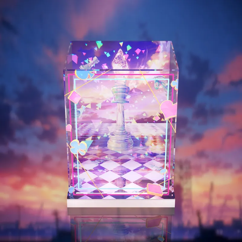 AOWOBOX GSC Good Smile Company No Game No Life White-Yū Amano Art Works-Figure Display Case Model Accessories-3