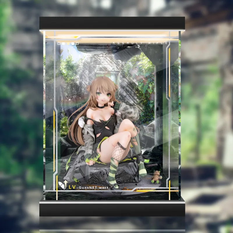 AOWOBOX Compatibility With Double Wings Society WINGS Girls' Frontline RFB Figure Display Case Model Accessories-9