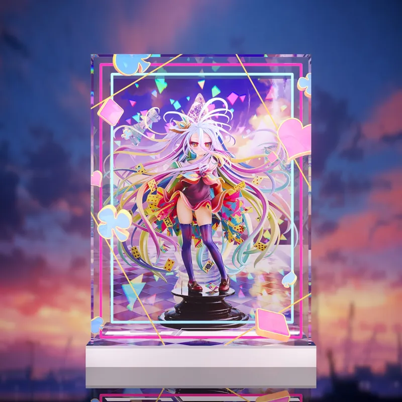 AOWOBOX GSC Good Smile Company No Game No Life White-Yū Amano Art Works-Figure Display Case Model Accessories-2