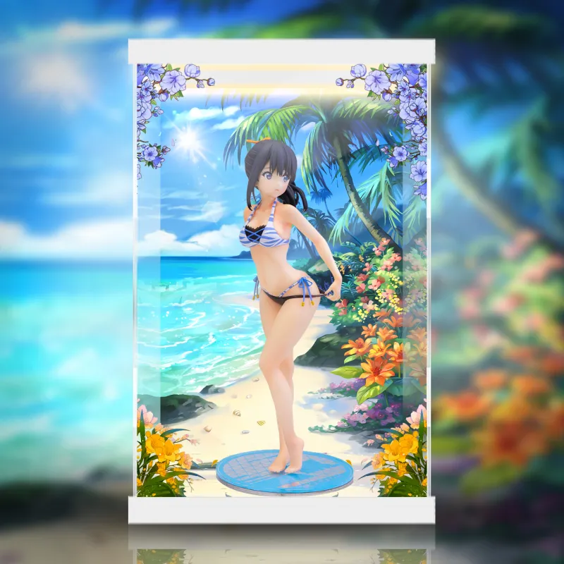 AOWOBOX Compatibility With Alphamax Ssss. Gridman Tetsuya Swimwear Figurine Display Case Model Accessories-9