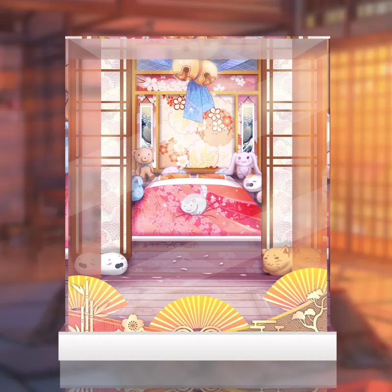 AOWOBOX Compatible With VirtuaReal Virtual Host Azi Summer Festival Figure Display Case Model Accessories-2