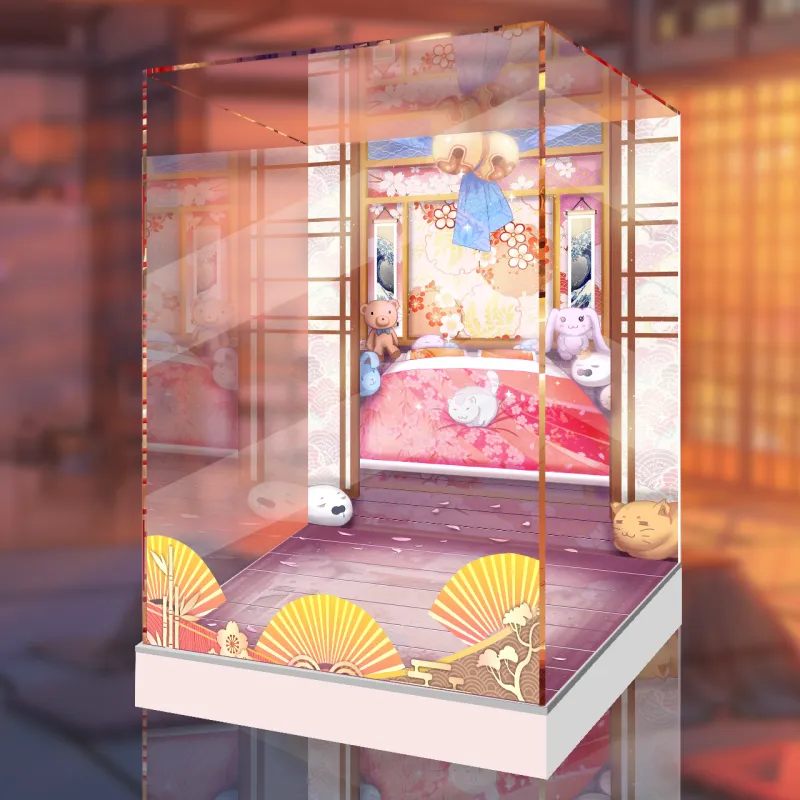 AOWOBOX Compatible With VirtuaReal Virtual Host Azi Summer Festival Figure Display Case Model Accessories-3